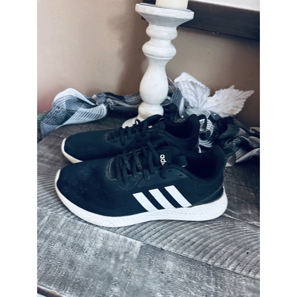 adidas Puremotion K 'Black White Youth Size 6